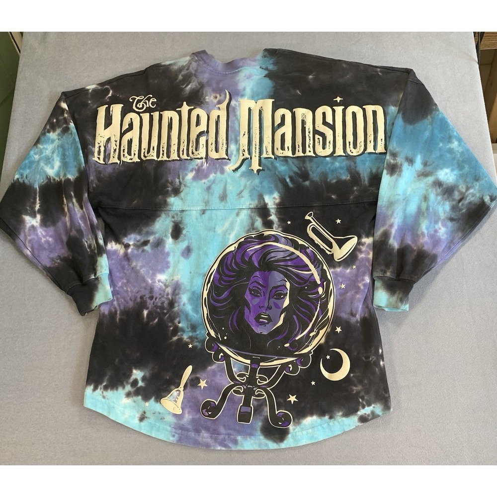 Disney's Haunted Mansion Adult XS/S Tie Dye Spirit Jersey Long Sleeve T-Shirt